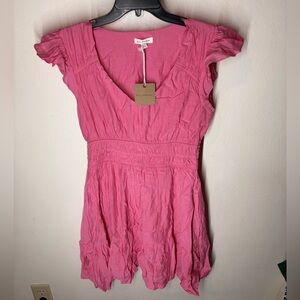 Blu Pepper Pink Mini Dress